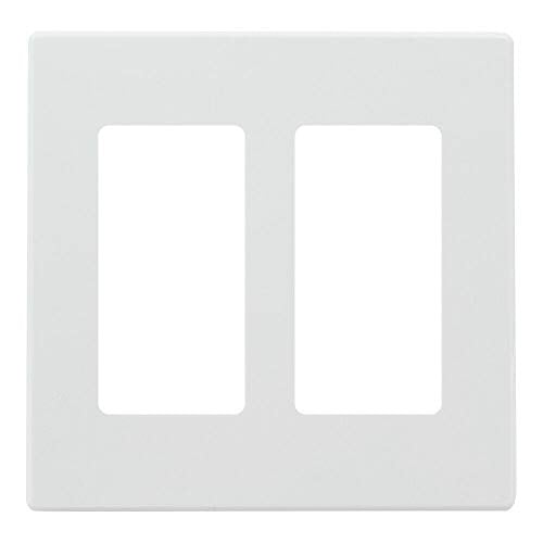 2-Gang Screw less Decorative Wall Plates - Child Safe Outlet Cover Size -Outlet Cover for Light Switch - Face plate Cover for Decorator Receptacle Outlet Switch - UL Listed (pack of 20)