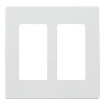 2-Gang Screw less Decorative Wall Plates - Child Safe Outlet Cover Size -Outlet Cover for Light Switch - Face plate Cover for Decorator Receptacle Outlet Switch - UL Listed (pack of 20)