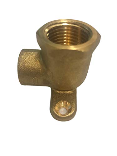 1/2" C x 1/2" FIP DROP EAR ELBOW, Brass Elbow Fitting (pack of 5)