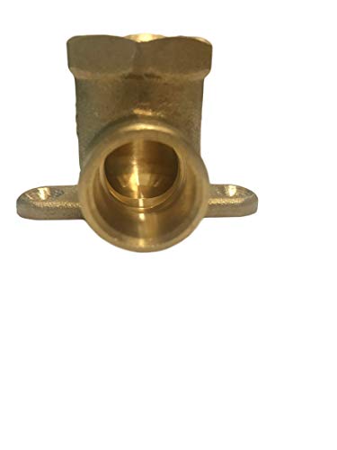 1/2" C x 1/2" FIP DROP EAR ELBOW, Brass Elbow Fitting (pack of 10)