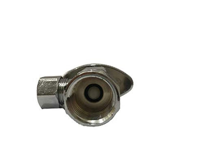 1/2" FIP x 3/8" Comp Water Supply Valve - Angle, Water Valve Shut Off, PEX, Copper (pack of 10)